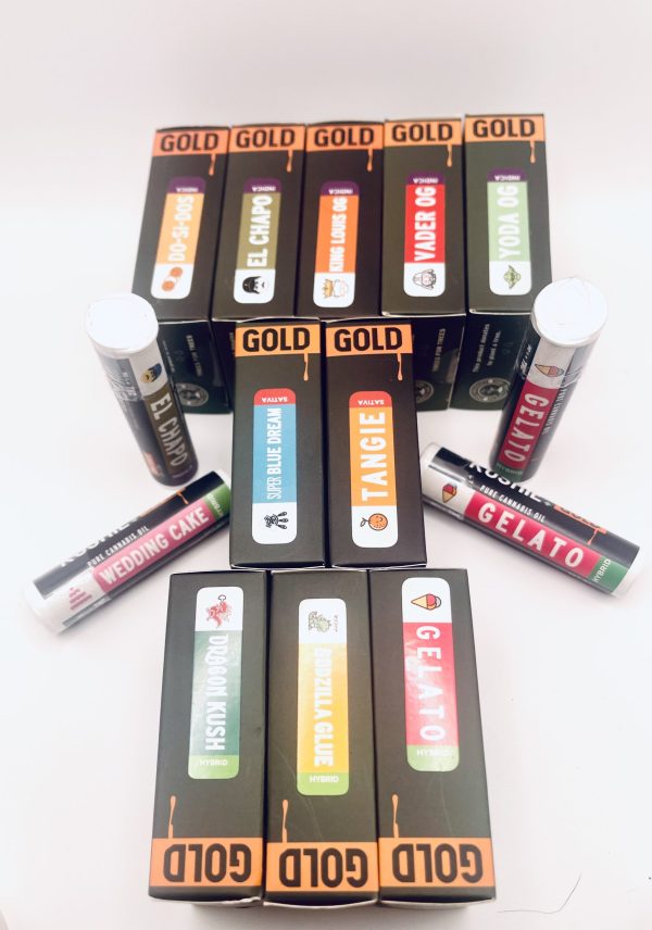 Kushie Gold Pure Cannabis Oil 1g Cartridges