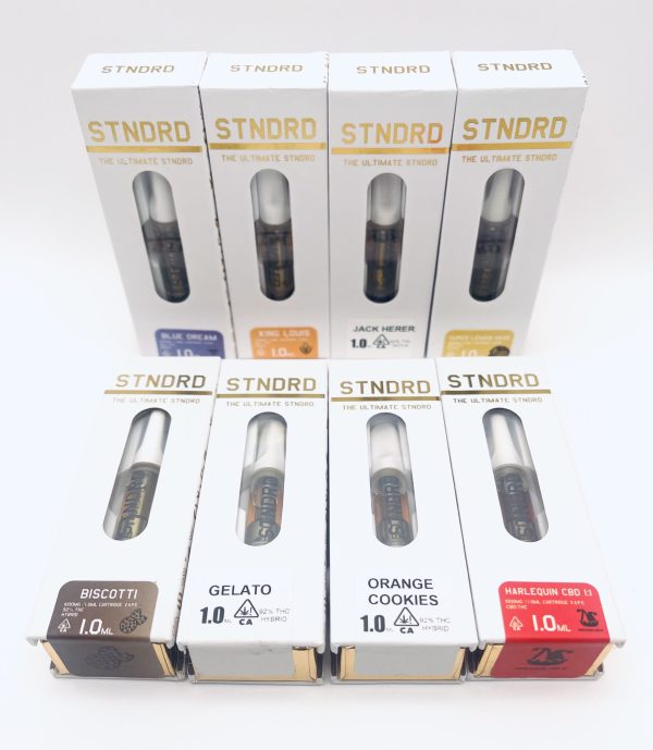 STNDRD Premium Clear Distillate 1G Cartridges Lab Tested (92% THC)