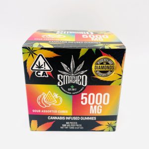 Smashed 5000mg Liquid Diamond Infused Gummies