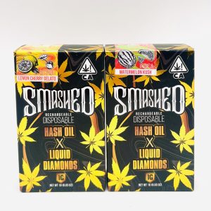 Smashed Hash Oil With Liquid Diamonds Disposables (1 Gram)