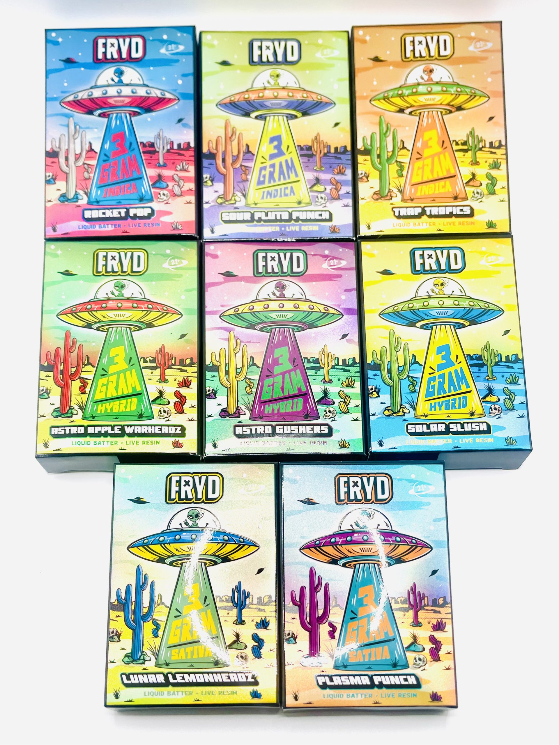 FRYD 3 Gram Disposables (2 for $100 Intro Sale)