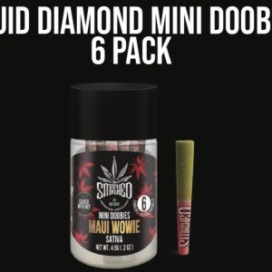Smashed 6pk Mini Doobies Infused With Liquid Diamonds Coated With Kief (4.5g)
