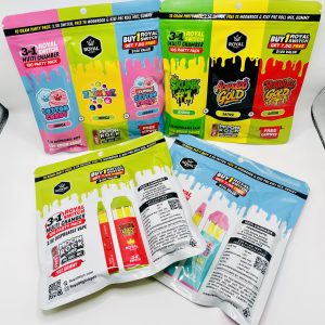 ROYAL HIGH 2.5G SWITCH DISPOSABLE (93.4 to 93.7% THC) COMES WITH A 50mg Gummy + 7g Preroll