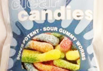 Clear Candies Sour Worms 160MG THC