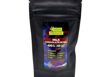 Green Privilege Milk Chocolate Bites 400mg
