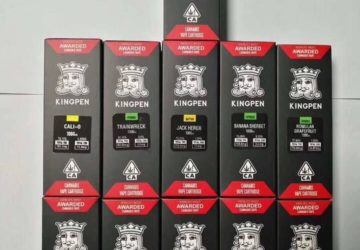 KINGPEN 1000MG THC Cartridges CLEARANCE FINAL SALE $20 (Expired) Click for strains