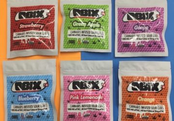 QBIX SOUR CUBES 1000MG BAG (Click for available flavors and dosage)