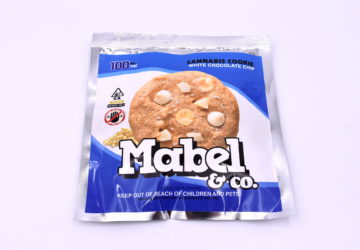 MABEL & CO WHITE CHOCOLATE CHIP CANNABIS COOKIES 100MG THC $10