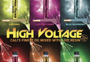 HIGH VOLTAGE PREROLLS (CALI’S FINEST OG MIXED WITH LIVE RESIN) LAB TESTED $25—CLICK FOR AVAILABLE FLAVORS AND LAB PERCENTAGES