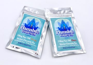 HUMBLE YOURSELF 250mg SHERBET CHOCOLATE BARS (AVAILABLE IN ORANGE OR CHERRY OR APPLE) $25