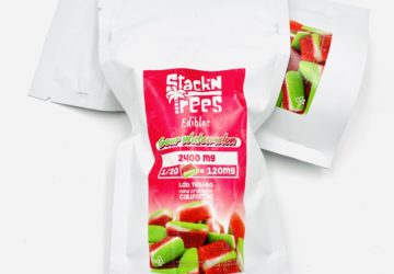 STACK’N TREES 2400mg SOUR WATERMELON SLICES $60
