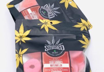 SMASHED 5000mg SOUR WATERMELON RINGS $70