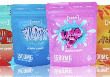 FKEM 1500mg PREMIUM DISTILLATE SUGAR COATED GUMMIES $40 (CLICK FOR AVAILABLE FLAVORS)