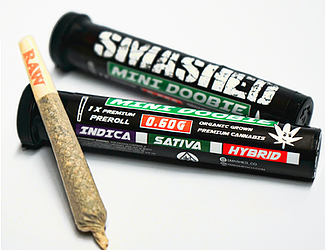 SMASHED MINI 0.6g DOOBIES $5 Each! (CLICK FOR AVAILABLE STRAINS AND LAB TEST INFO)