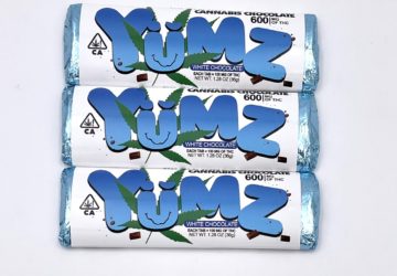 YUMZ 600mg WHITE CHOCOLATE BAR $20