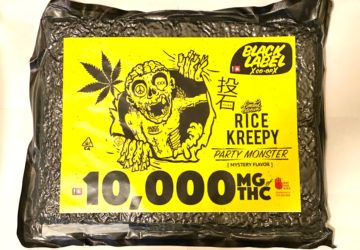 (OUT OF STOCK) BLACK LABEL ZOMBIE RICE KREEPY BAR 10,000mg $160